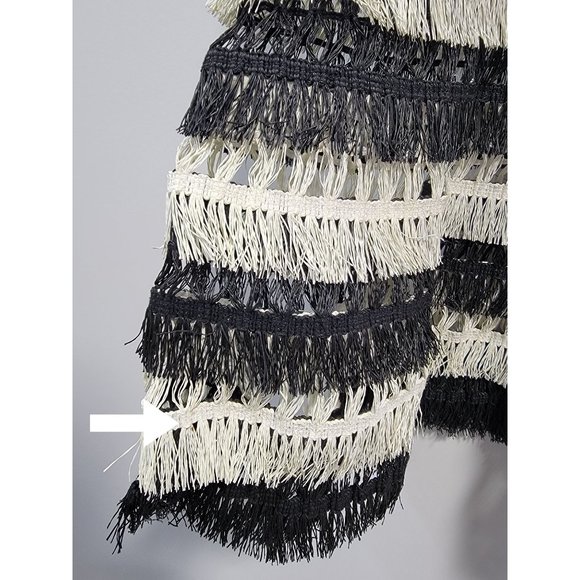 Jonathan Simkhai Fringed Macramé Skirt - Picture 3 of 5